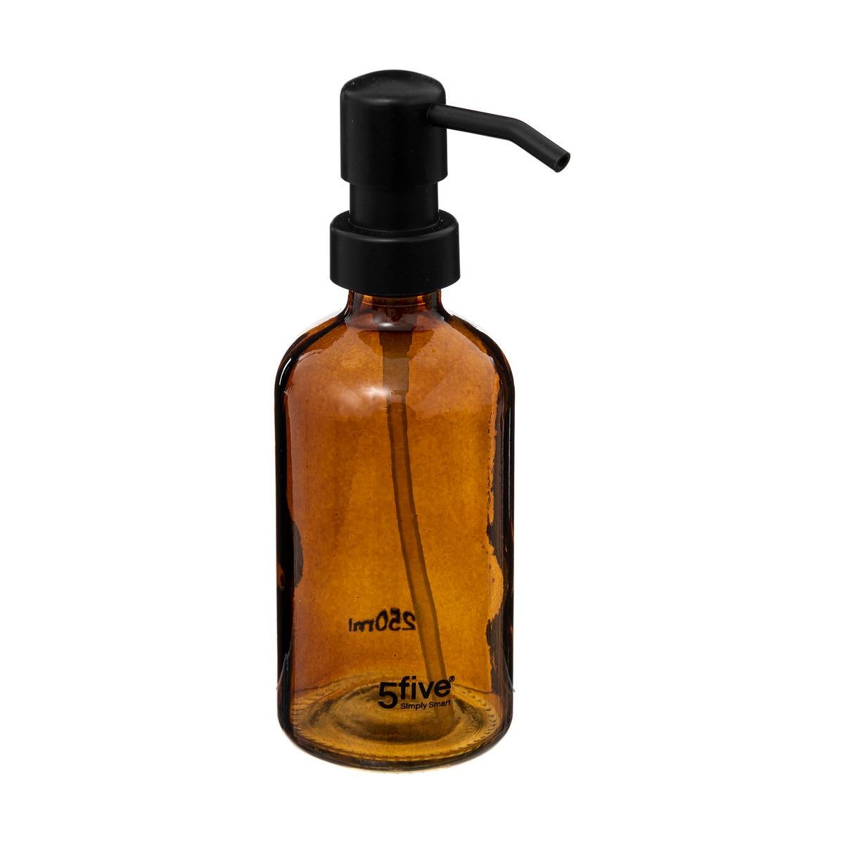 Γυάλινο Dispenser Κρεμοσάπουνου 250ml Καφέ - Δοχείο Σαπουνιού Μπάνιου & Κουζίνας | 07.174798B - Box In Θεσσαλονίκη - 25ης Μαρτίου 111