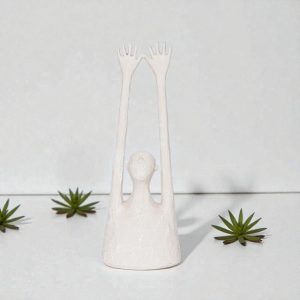 Διακοσμητικό Γλυπτό Ρεζίν Γκρι 8.5x6x24cm | 752-27014 – Αφηρημένη Τέχνη & Minimalist Home Decor - Box In Θεσσαλονίκη - 25ης Μαρτίου 111