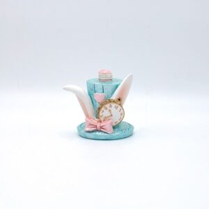 ΚΑΠΕΛΟ ΜΕ ΑΥΤΙΑ ΛΑΓΟΥ ΓΑΛΑΖΙΟ ΠΟΛΥΡΕΖΙΝ 9x8.5cm