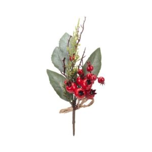 ΚΛΑΔΙ ΜΕ BERRIES ΚΑΙ ΜΙΚΡΑ ΡΟΔΙΑ 30cm