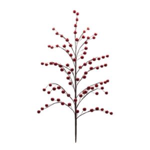 ΚΛΑΔΙ ΜΕ BERRIES ΚΟΚΚΙΝΑ ΜΕΤΑΛΛΙΖΕ ΠΥΚΝΟ 79cm