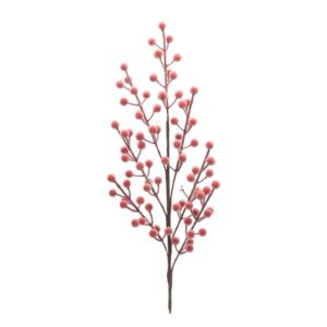 ΚΛΑΔΙ ΜΕ BERRIES ΚΟΚΚΙΝΑ ΠΑΓΩΜΕΝΑ  60cm