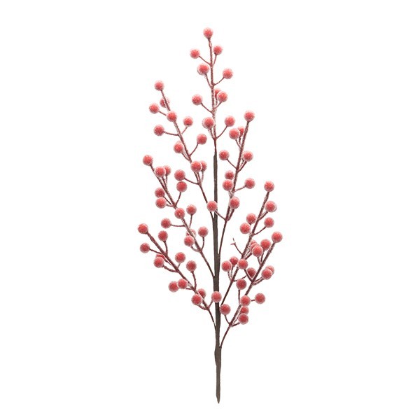 ΚΛΑΔΙ ΜΕ BERRIES ΚΟΚΚΙΝΑ ΠΑΓΩΜΕΝΑ 60cm