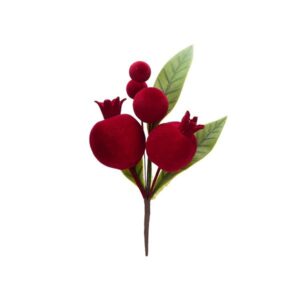 ΚΛΑΔΙ ΜΕ BERRIES ΚΟΚΚΙΝΑ ΡΟΔΙΑ 21cm