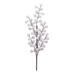 ΚΛΑΔΙ ΜΕ BERRIES ΛΕΥΚΑ 55cm