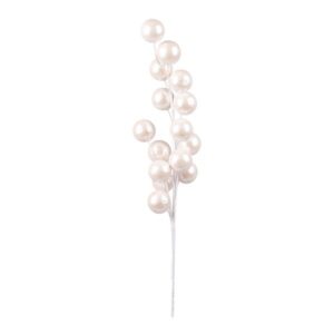ΚΛΑΔΙ ΜΕ BERRIES ΛΕΥΚΑ ΣΕ ΜΠΟΥΚΕΤΟ 90cm