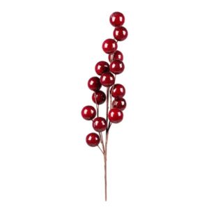 ΚΛΑΔΙ ΜΕ BERRIES ΜΠΟΡΝΤΟ ΜΑΤ ΣΕ ΜΠΟΥΚΕΤΟ 90cm