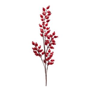 ΚΛΑΔΙ ΜΕ BERRIES ΜΠΟΡΝΤΟ ΜΕΤΑΛΛΙΖΕ ΜΙΚΡΑ 67cm