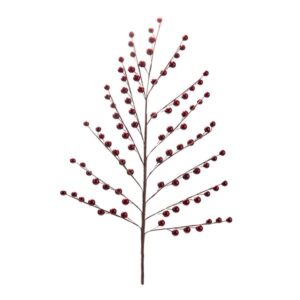 ΚΛΑΔΙ ΜΕ BERRIES ΜΠΟΡΝΤΟ ΜΕΤΑΛΛΙΖΕ ΠΥΚΝΟ 79cm