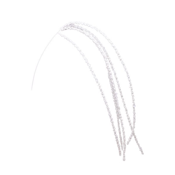 ΚΛΑΔΙ ΜΕ GLITTER ΛΕΥΚΟ GRASS ΜΕΓΑΛΟ 145cm