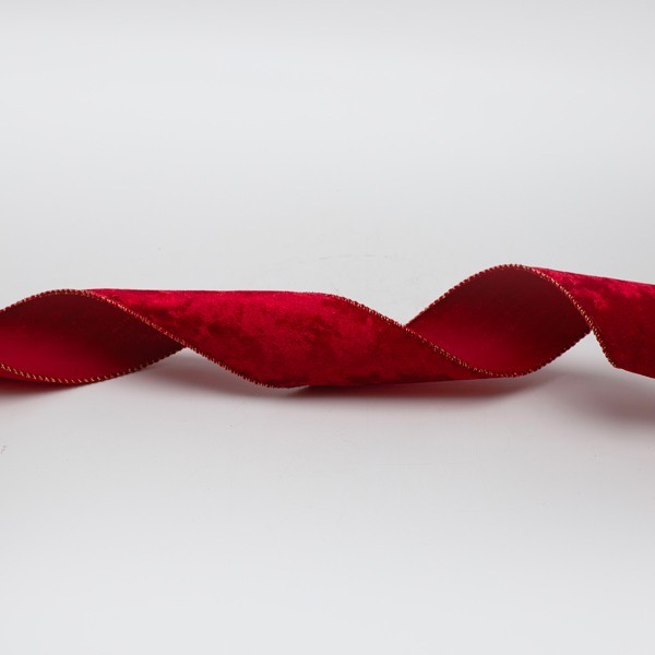ΚΟΡΔΕΛΑ ΚΟΚΚΙΝΗ ΒΕΛΟΥΔΙΝΗ 1000x6.3cm