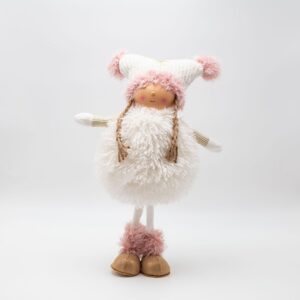 ΚΟΡΙΤΣΑΚΙ ME ΡΟΖ POM POM 44cm