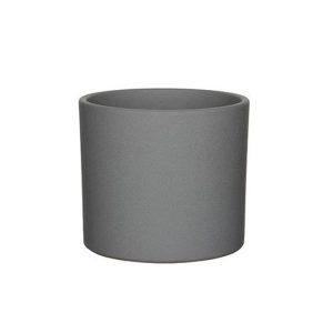 Κασπώ κεραμικό γκρι σκούρο ματ Φ12Η10cm | 02.1063282 - Box In Θεσσαλονίκη - 25ης Μαρτίου 111