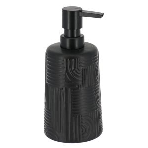 Κεραμικό Dispenser Μπάνιου 430ml (Ø8x18cm) "Ethnic Vibes" Μαύρο | 06.62207103 - Box In Θεσσαλονίκη - 25ης Μαρτίου 111