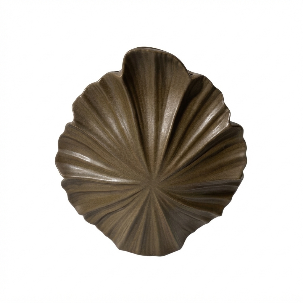Κεραμικό Πλακέ Βάζο Σκούρο Καφέ 26x10x29.5cm | L0066-DB - Box In Θεσσαλονίκη - 25ης Μαρτίου 111