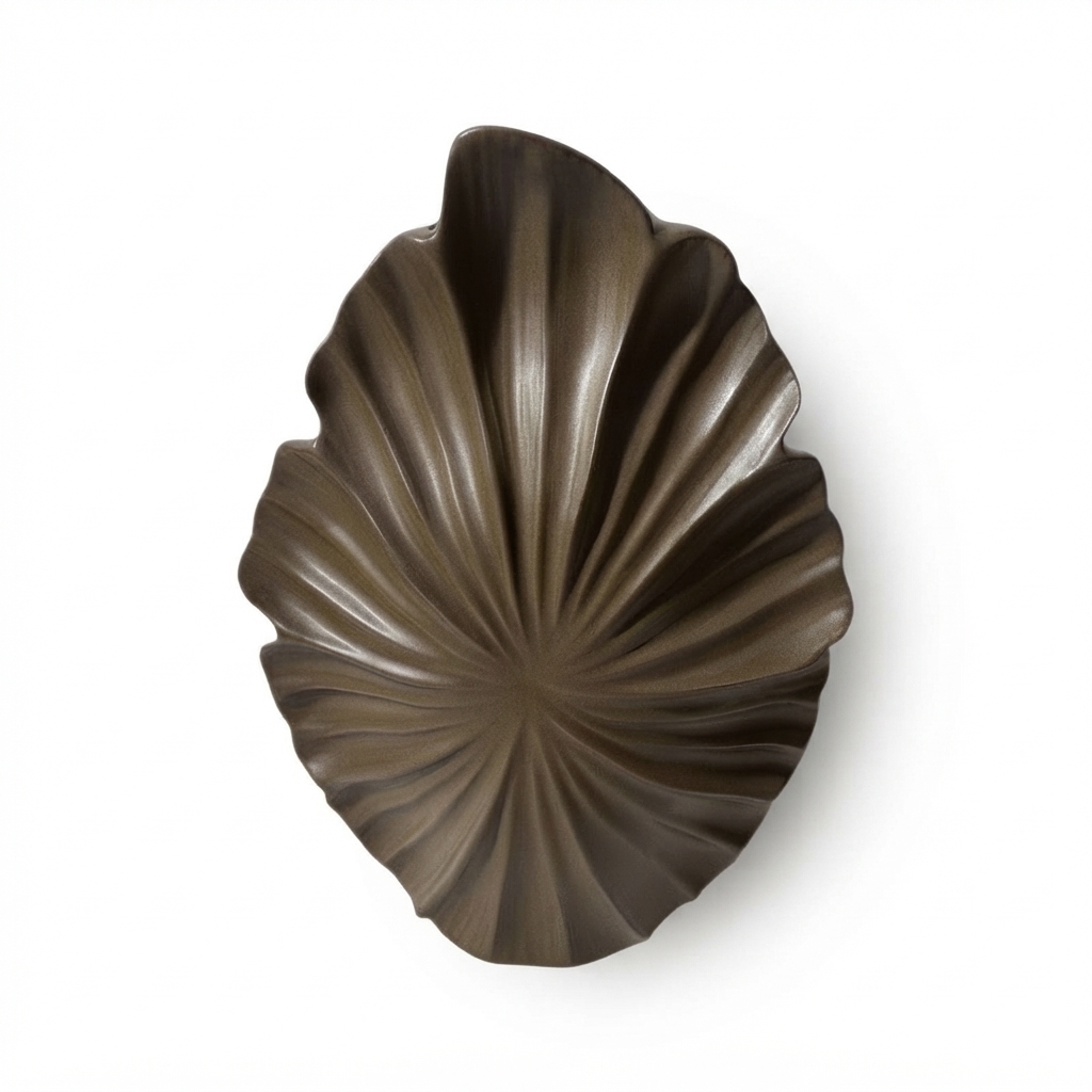 Κεραμικό Πλακέ Βάζο Σκούρο Καφέ 26x11x36.5cm | L0065B-DB - Box In Θεσσαλονίκη - 25ης Μαρτίου 111
