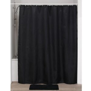 Κουρτίνα Μπάνιου Polyester 180x200cm Diamond Μαύρη (Χωρίς Κρίκους) | 06.1211103 - Box In Θεσσαλονίκη - 25ης Μαρτίου 111