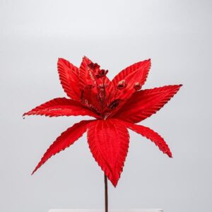 ΛΟΥΛΟΥΔΙ ΚΟΚΚΙΝΟ ΜΕ ΔΙΑΚΡΙΤΙΚΗ ΓΡΑΜΜΗ GLITTER 30x20cm