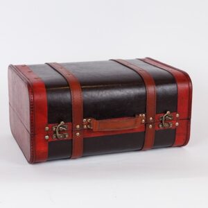 ΞΥΛΙΝΗ ΒΑΛΙΤΣΑ ΚΑΦΕ VINTAGE 40x30.5x19.5cm