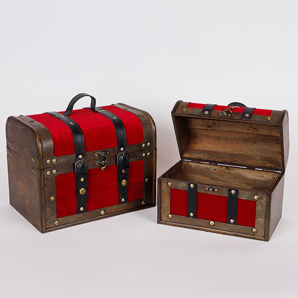 ΞΥΛΙΝΟ ΜΠΑΟΥΛΟ ΜΠΟΡΝΤΟ ΣΕΤ 2ΤΜΧ 29x19x22cm ΚΑΙ 25x15x17cm