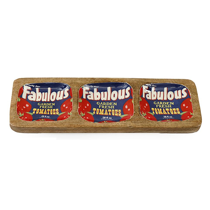 Ξύλινη Πιατέλα "Fabulous Tomatoes" από Ξύλο Mango με Επισμάλτωση 30x10εκ. | 014.KG3943A - Box In Θεσσαλονίκη - 25ης Μαρτίου 111