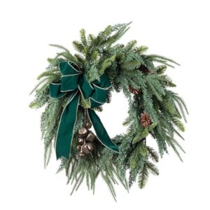 ΣΤΕΦΑΝΙ ΜΕ ΚΥΠΑΡΙΣΣΙ ΒΕΛΟΥΔΙΝΟ ΦΙΟΓΚΟ MIXED 71cm