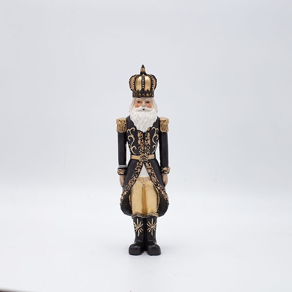 ΦΙΓΟΥΡΑ ΣΤΡΑΤΗΓΟΣ ΜΑΥΡΟ ΧΡΥΣΟ ΜΕ ΣΤΕΜΜΑ ΠΟΛΥΡΕΖΙΝ 23cm