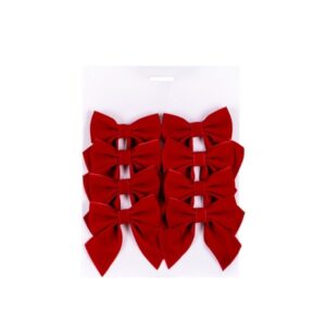 ΦΙΟΓΚΟΙ ΚΟΚΚΙΝΟΙ ΒΕΛΟΥΔΙΝΟΙ ΣΕΤ 8ΤΜΧ 10x12cm